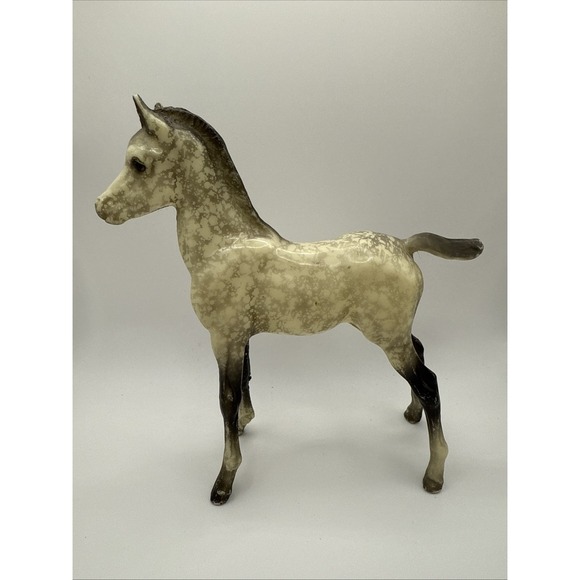 Breyer Other - Vintage Proud Arabian Foal, specifically a dapple Grey Version Semi Gloss